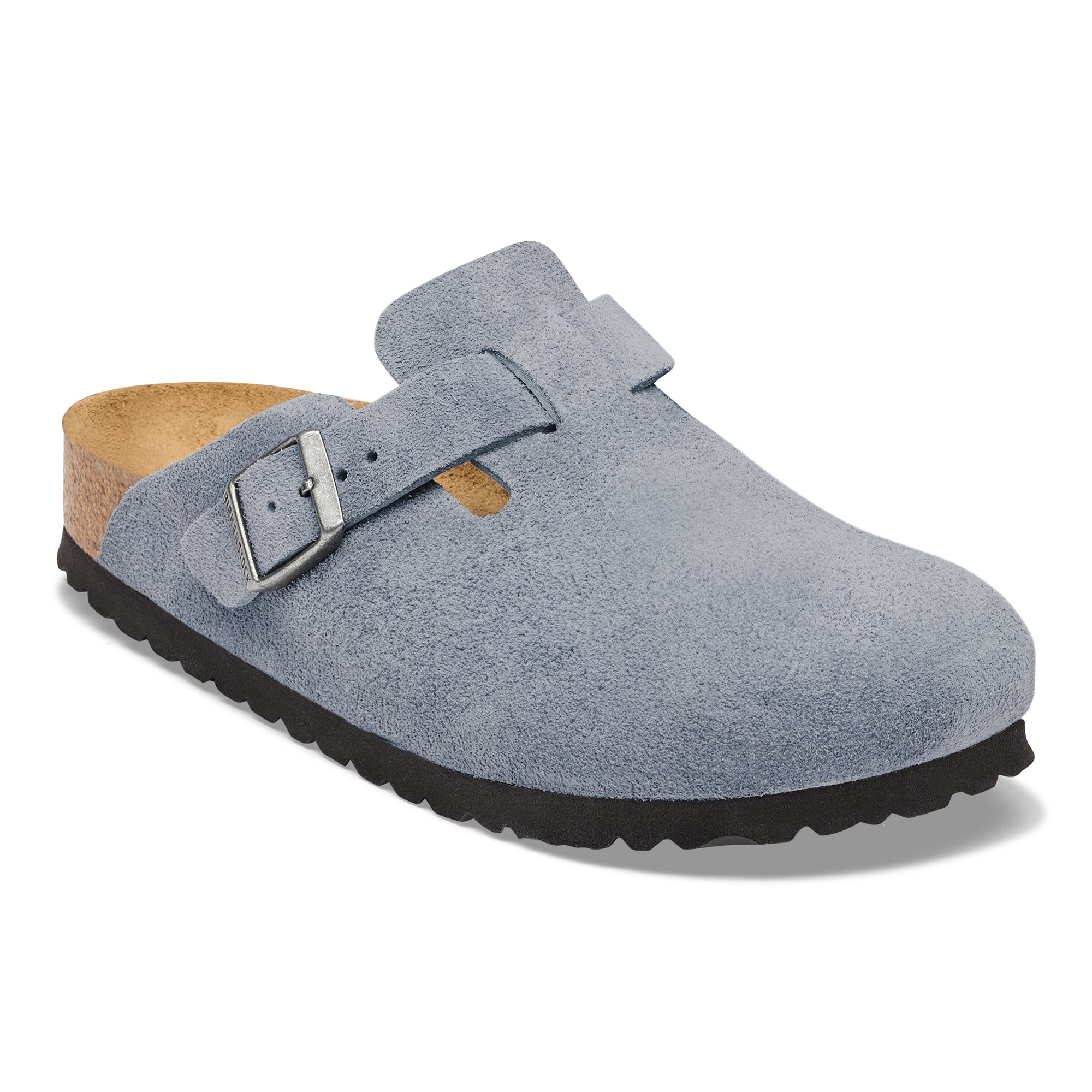 Birkenstock Boston stone blue suede
