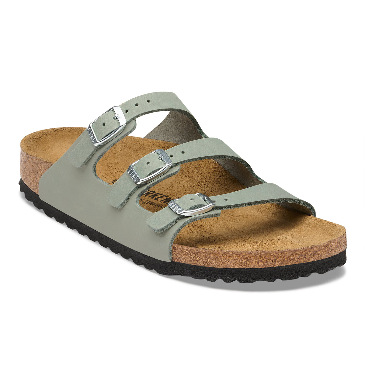 Birkenstock Florida pure sage oiled leather