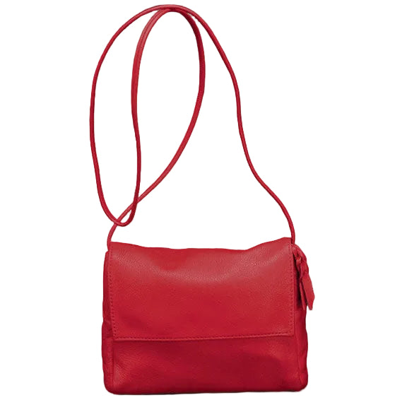 SVEN Style No. 115 Crossbody / Shoulder Bag red leather