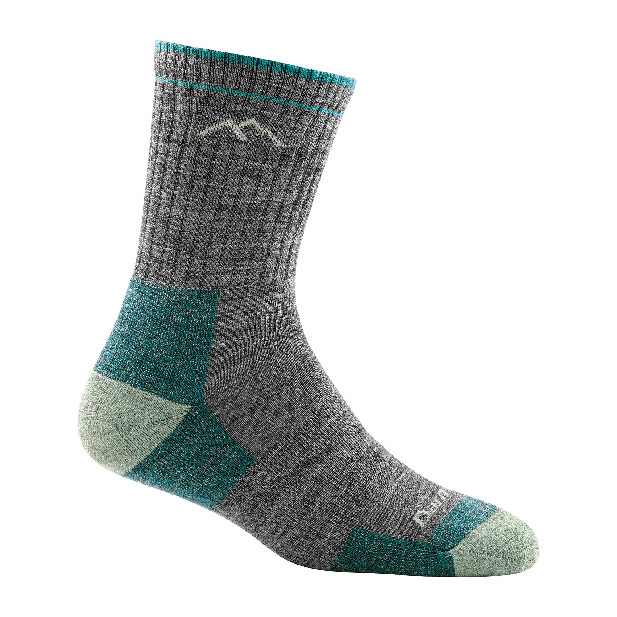 Darn Tough Women's Hiker Micro Crew Midweight with Cushion slate