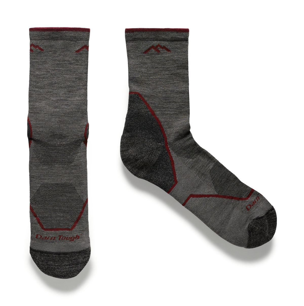 Darn Tough Men's Hiker Micro Crew Lightweight with Cushion taupe