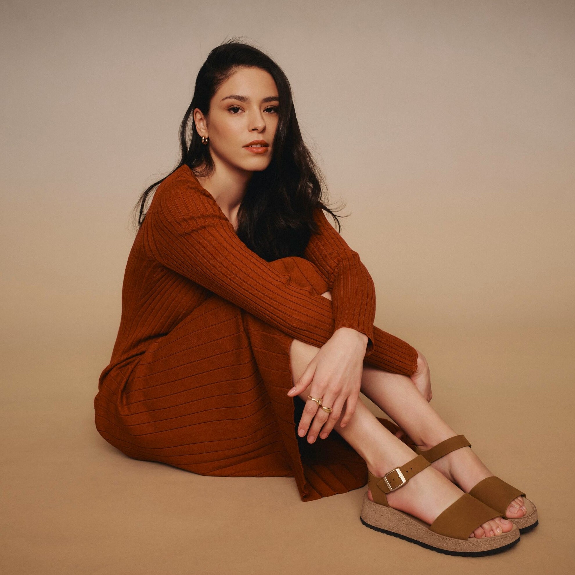 Papillio Glenda pecan nubuck by Birkenstock