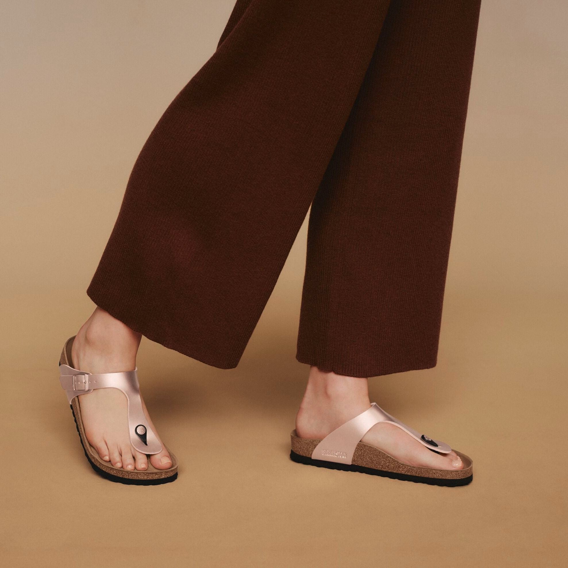 Birkenstock Gizeh copper Birko-Flor