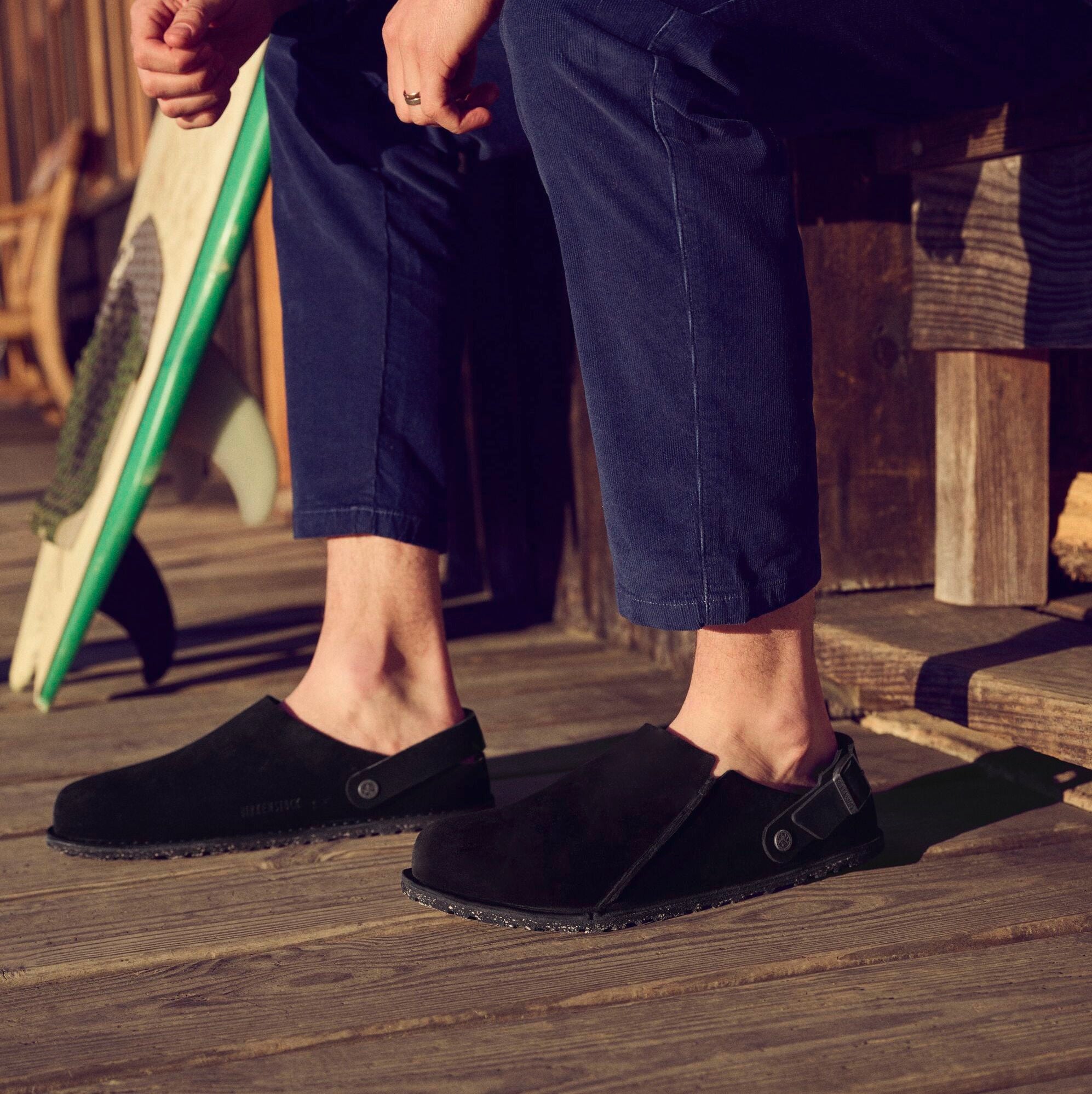 Birkenstock Limited Edition Lutry black suede