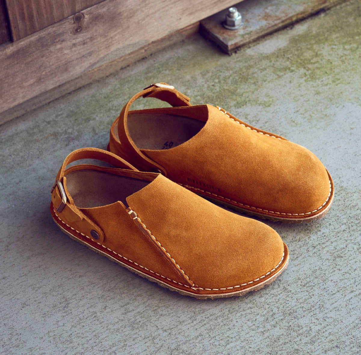 Birkenstock Lutry mink suede