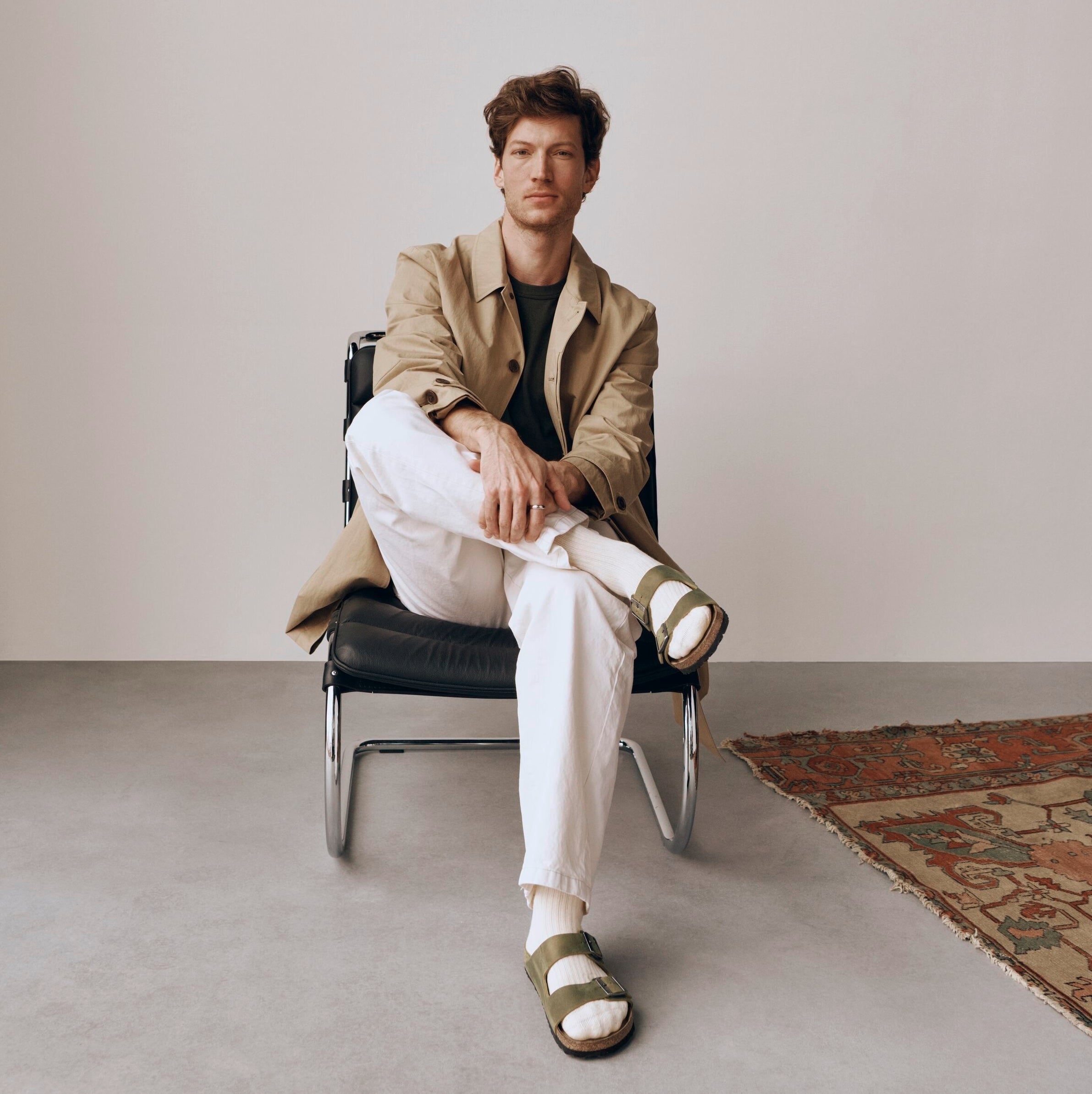 Birkenstock Arizona Soft Footbed faded khaki oiled leather