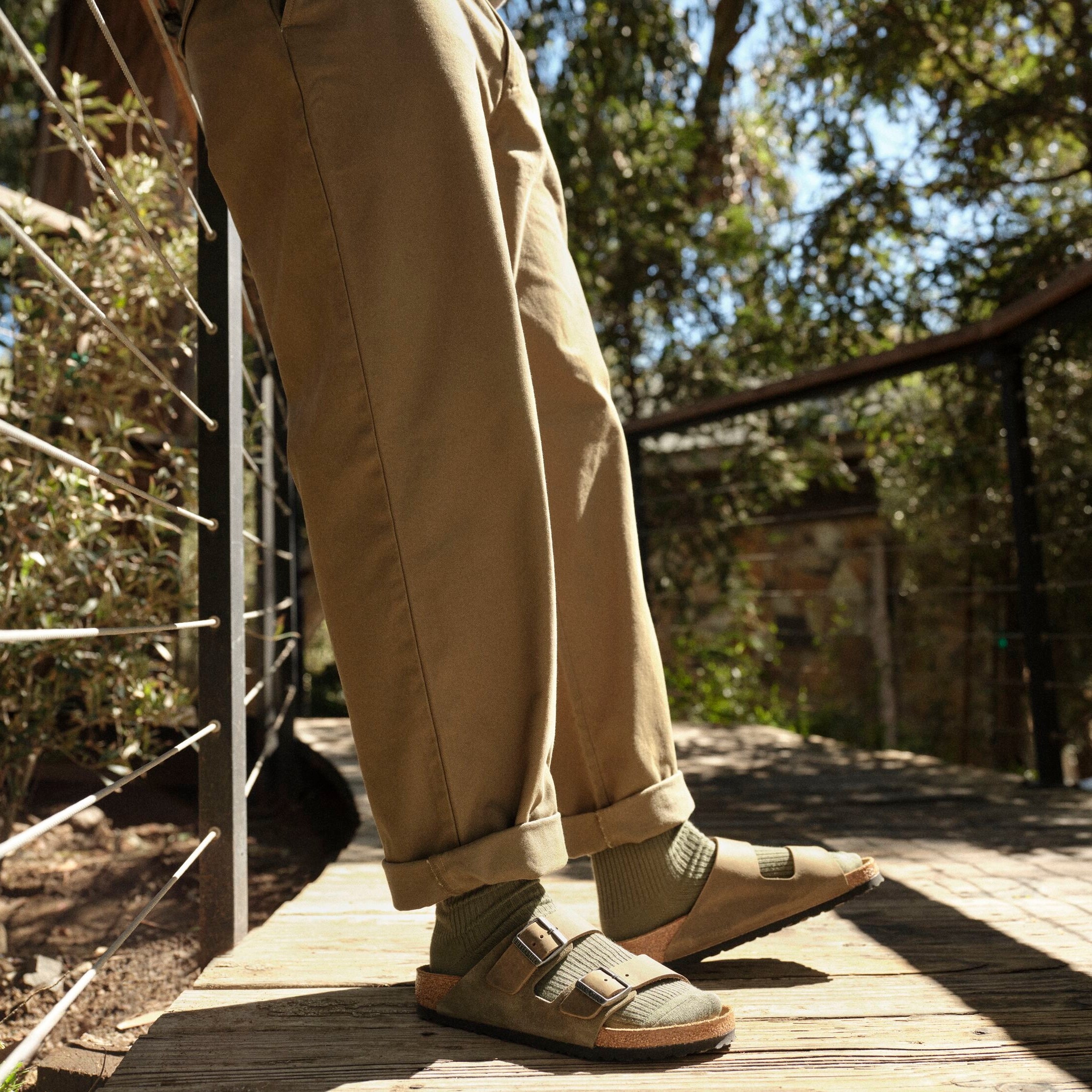 Birkenstock Arizona thyme suede/oiled leather