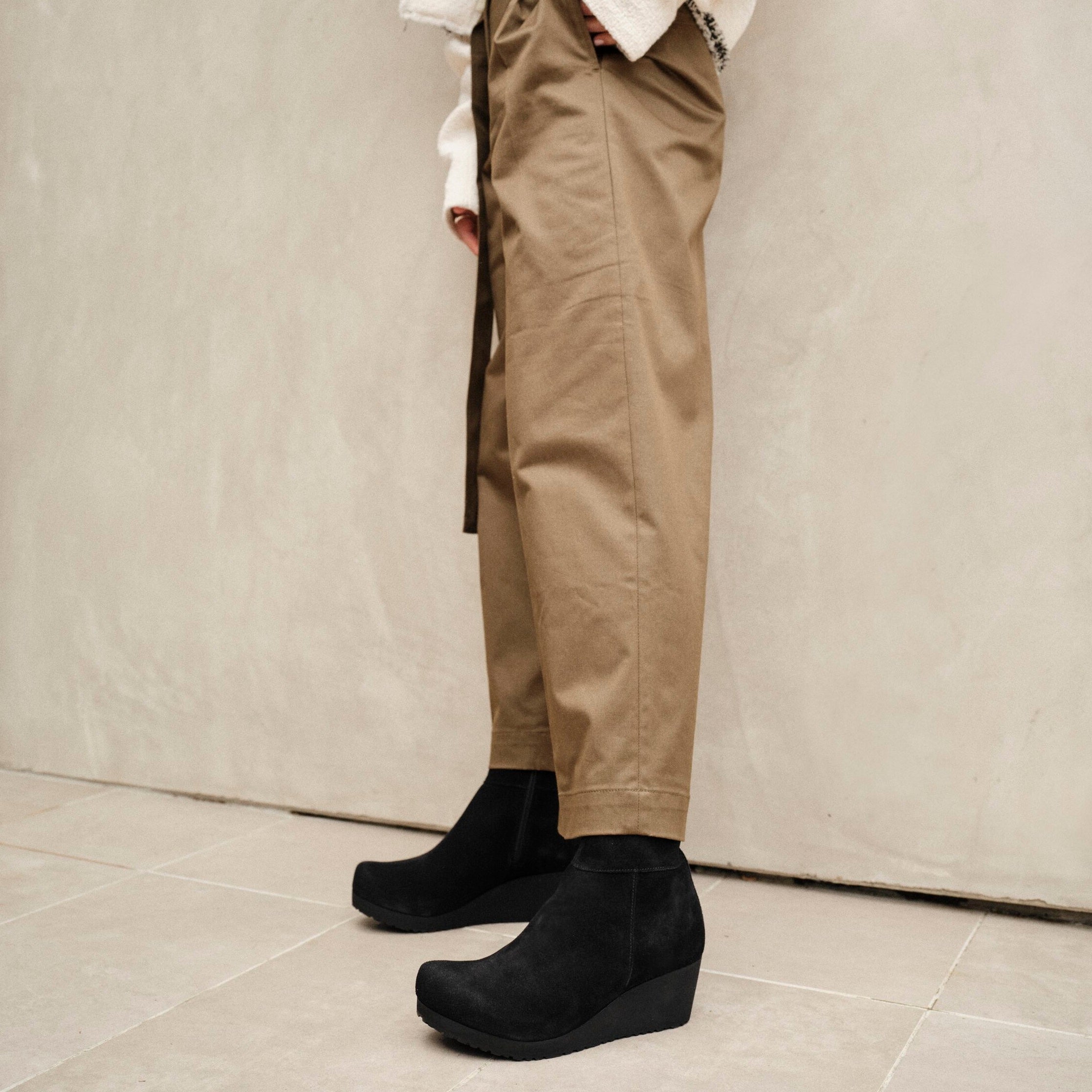 Papillio Ebba black suede by Birkenstock