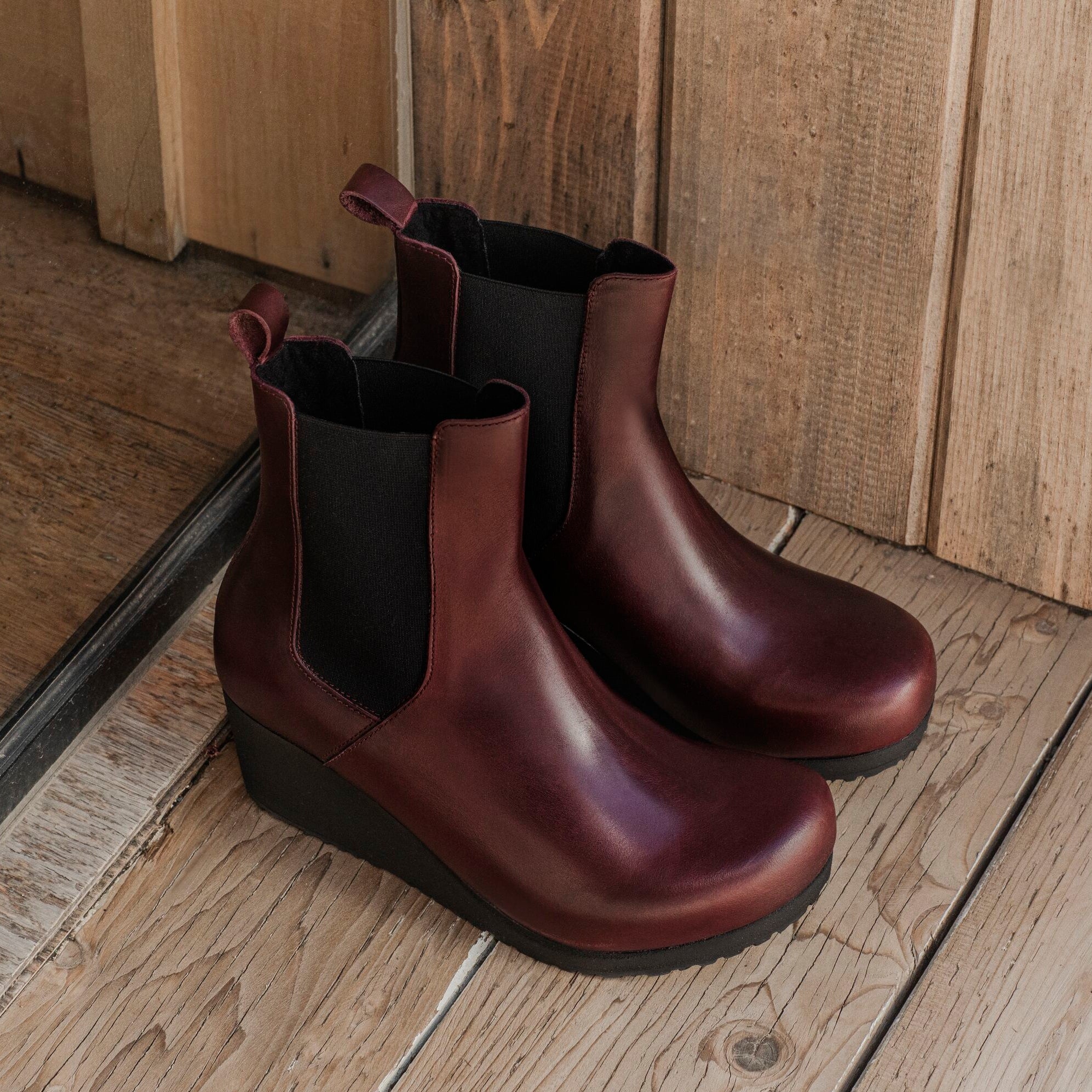 Papillio Ebba Slip On zinfandel leather by Birkenstock