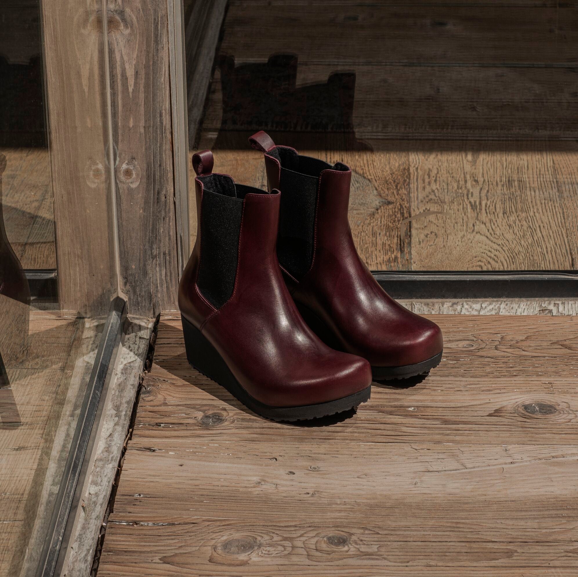 Papillio Ebba Slip On zinfandel leather by Birkenstock