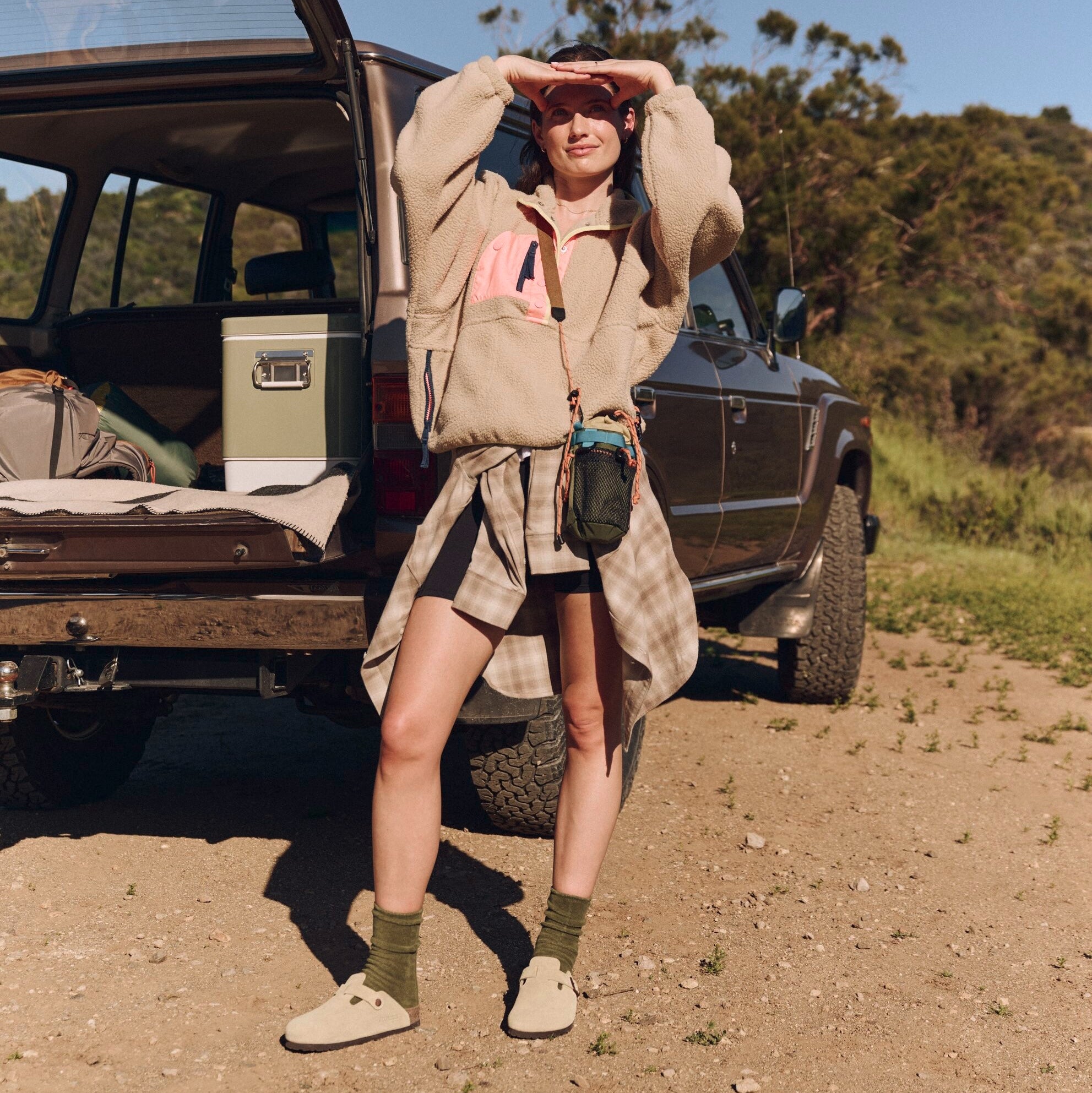 Birkenstock Boston latte cream suede