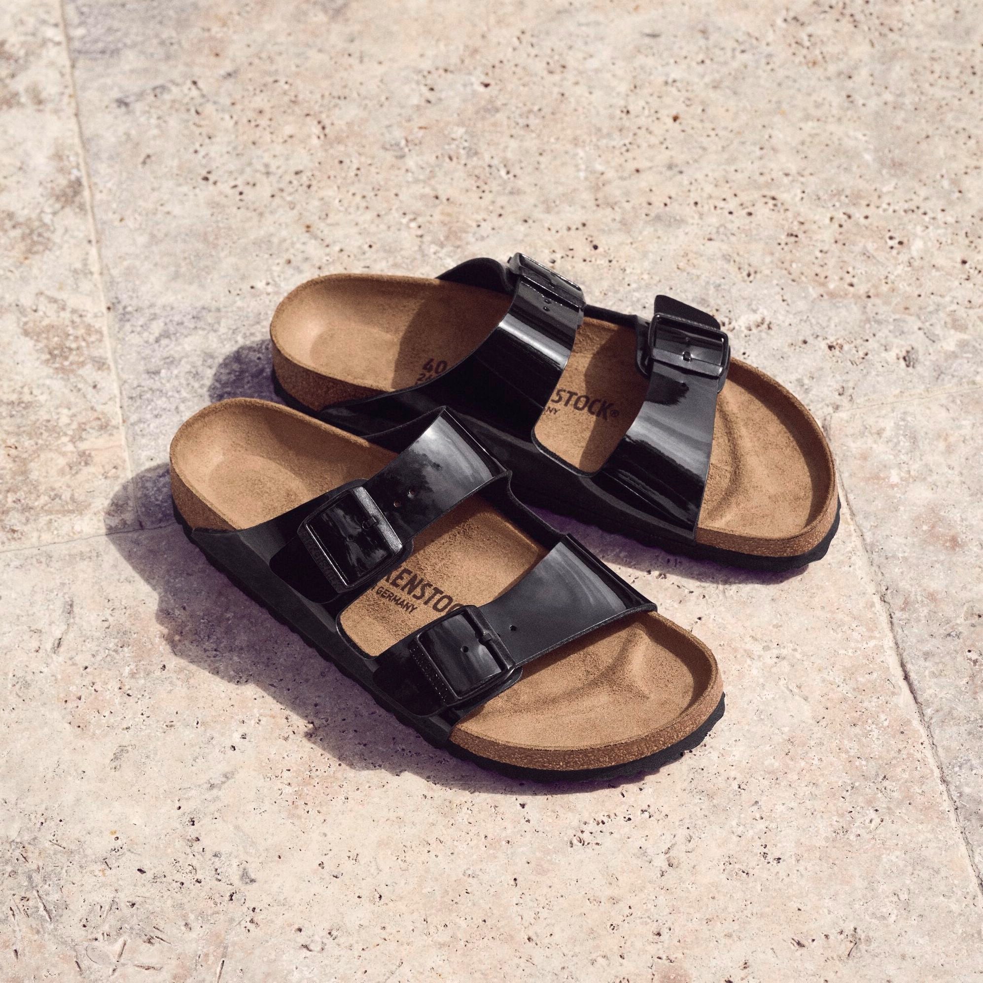 Birkenstock Limited Edition Arizona black patent Birko-Flor