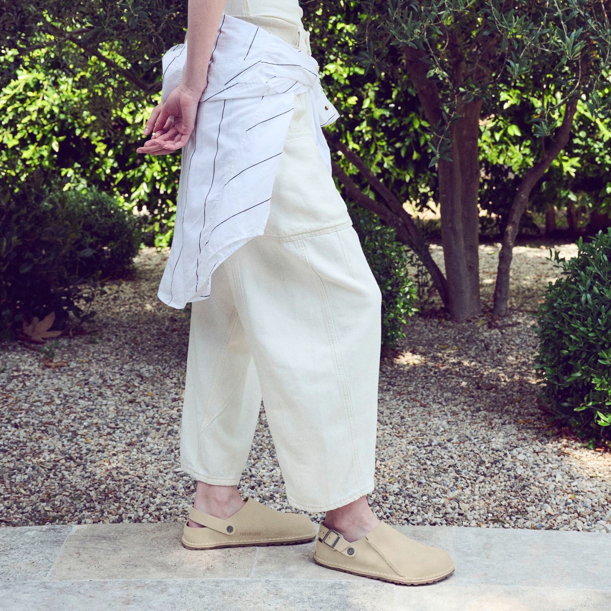 Birkenstock Lutry eggshell suede