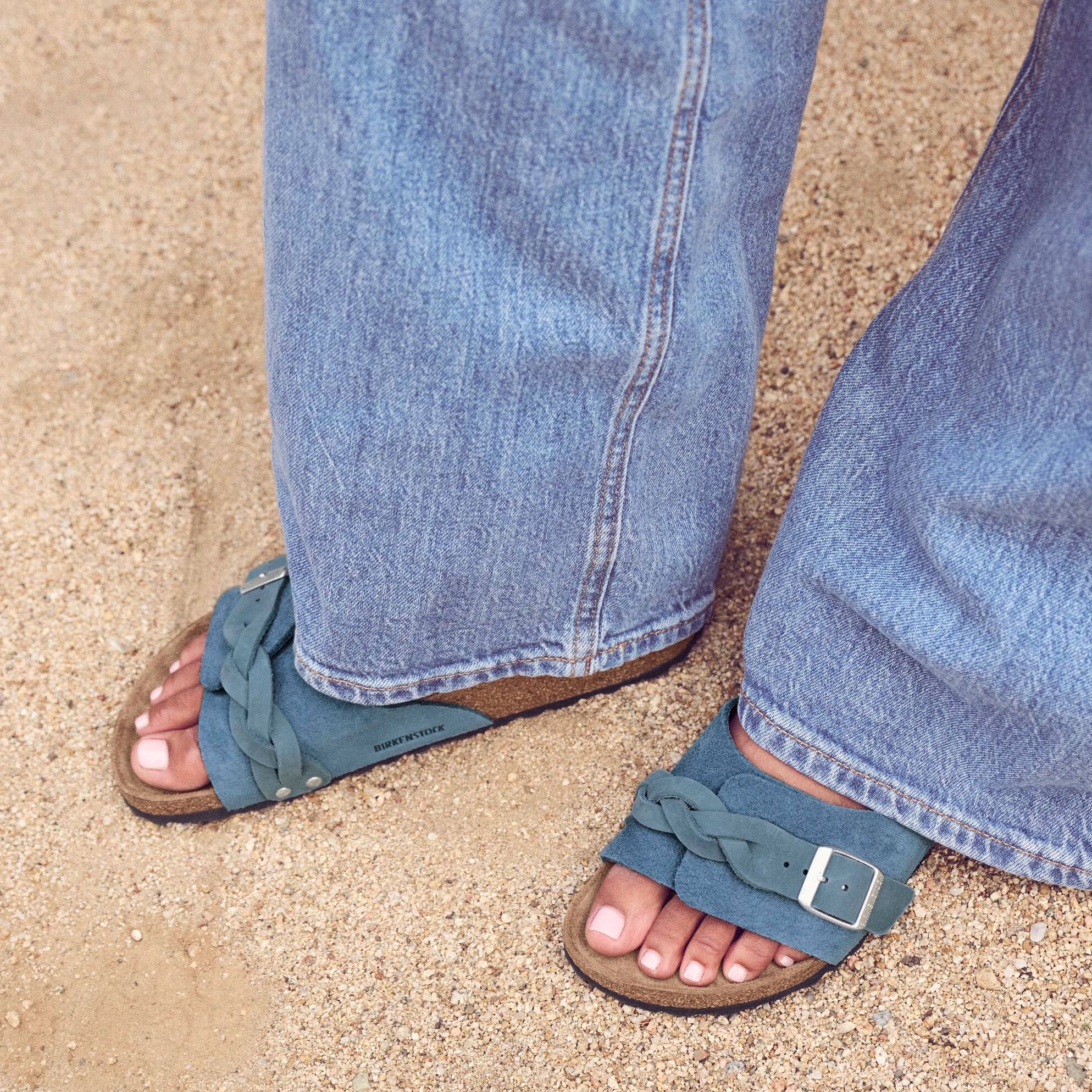 Birkenstock Oita Braid elemental blue suede