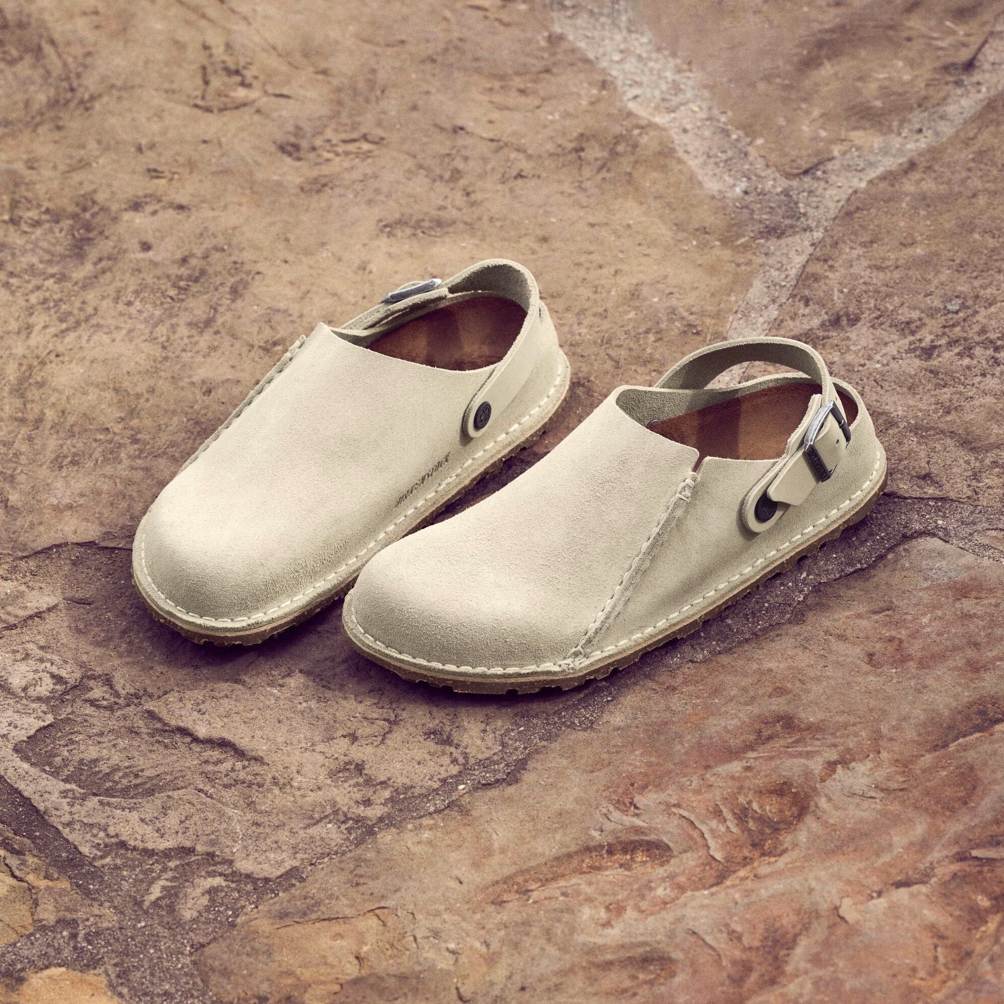 Birkenstock Lutry eggshell suede