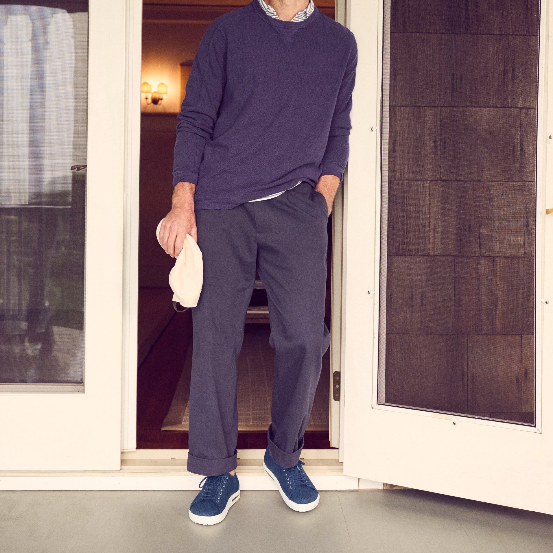 Birkenstock Bend Deconstructed midnight canvas
