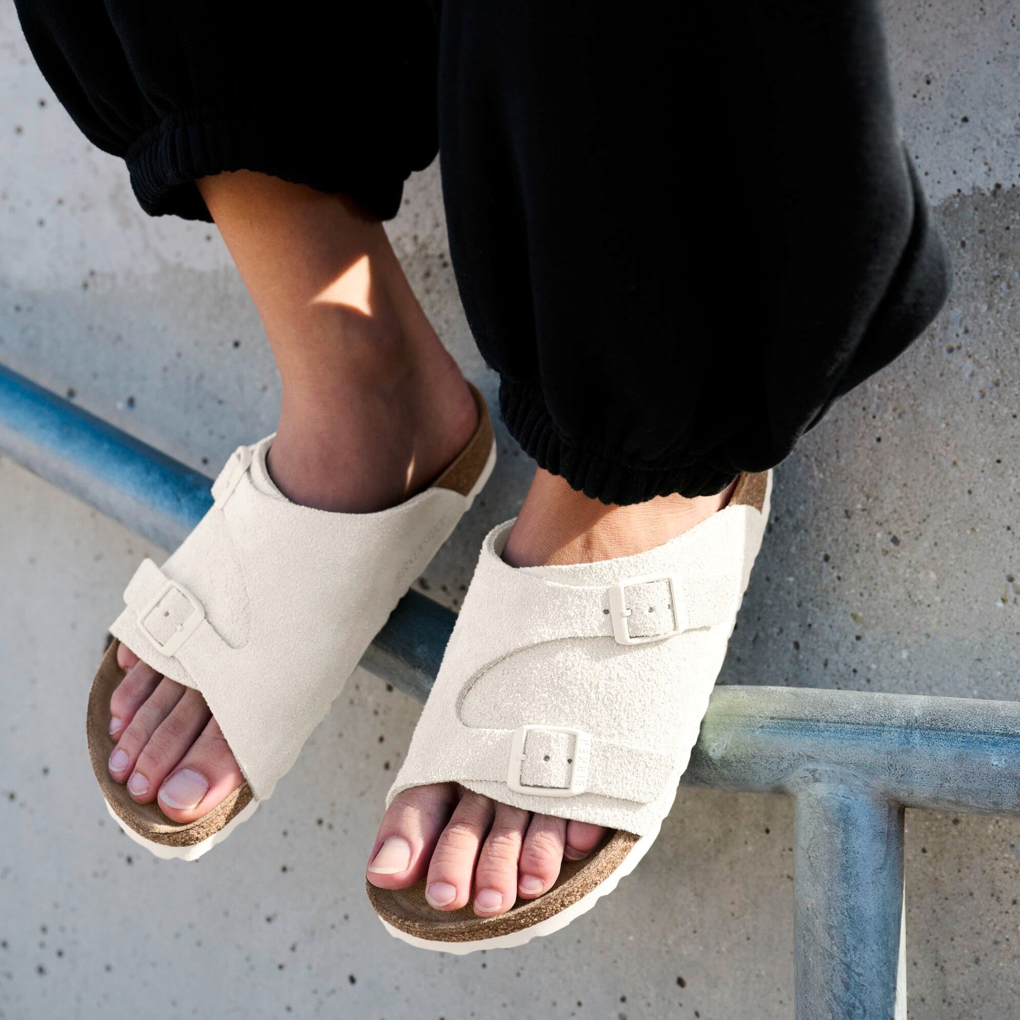 Birkenstock Limited Edition Zurich antique white suede