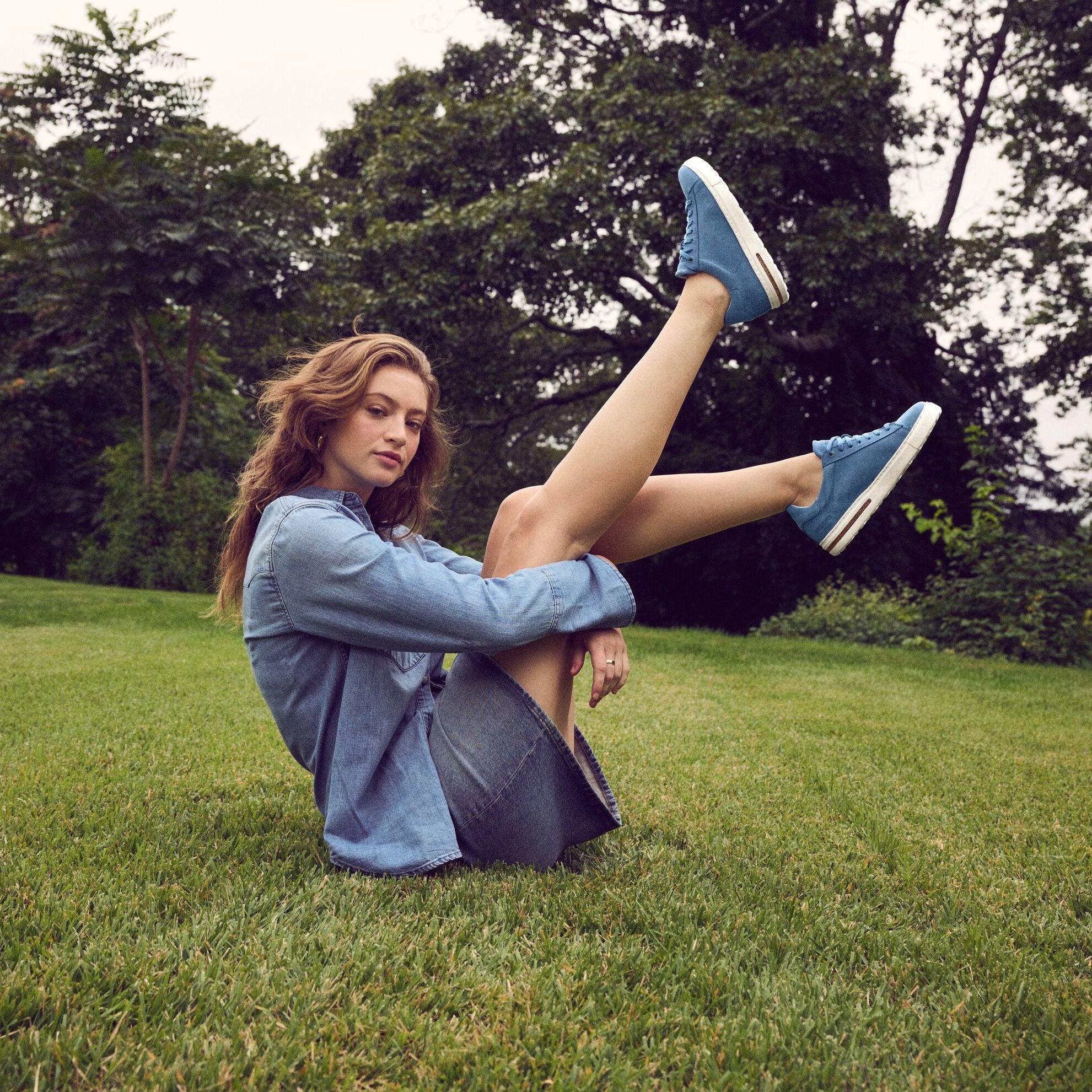 Birkenstock Bend Low elemental blue suede