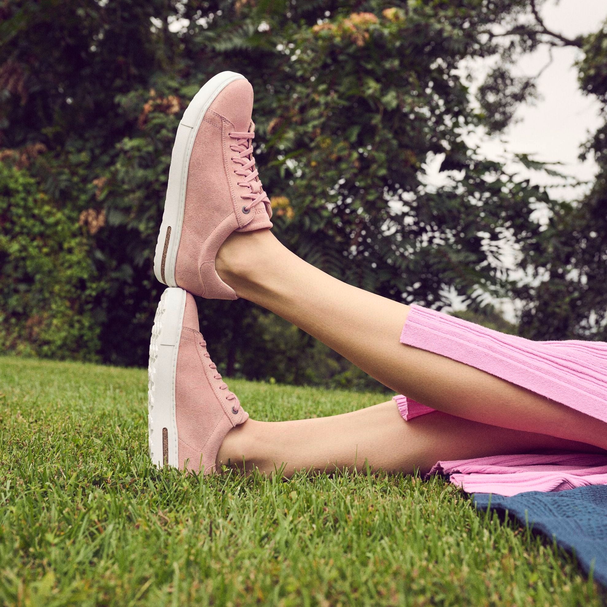 Birkenstock Bend Low pink clay suede
