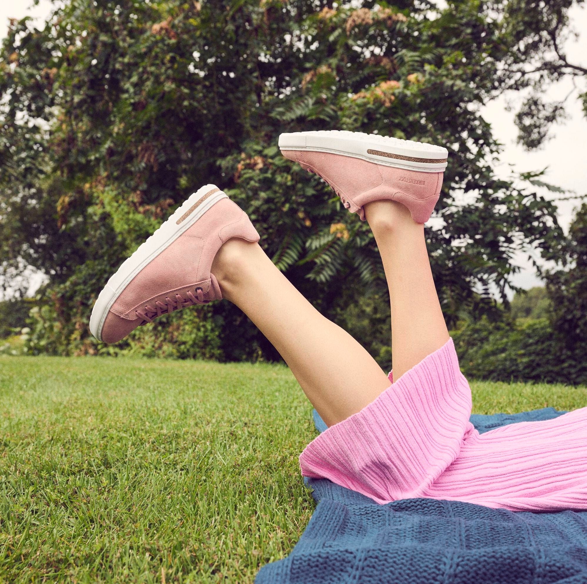 Birkenstock Bend Low pink clay suede