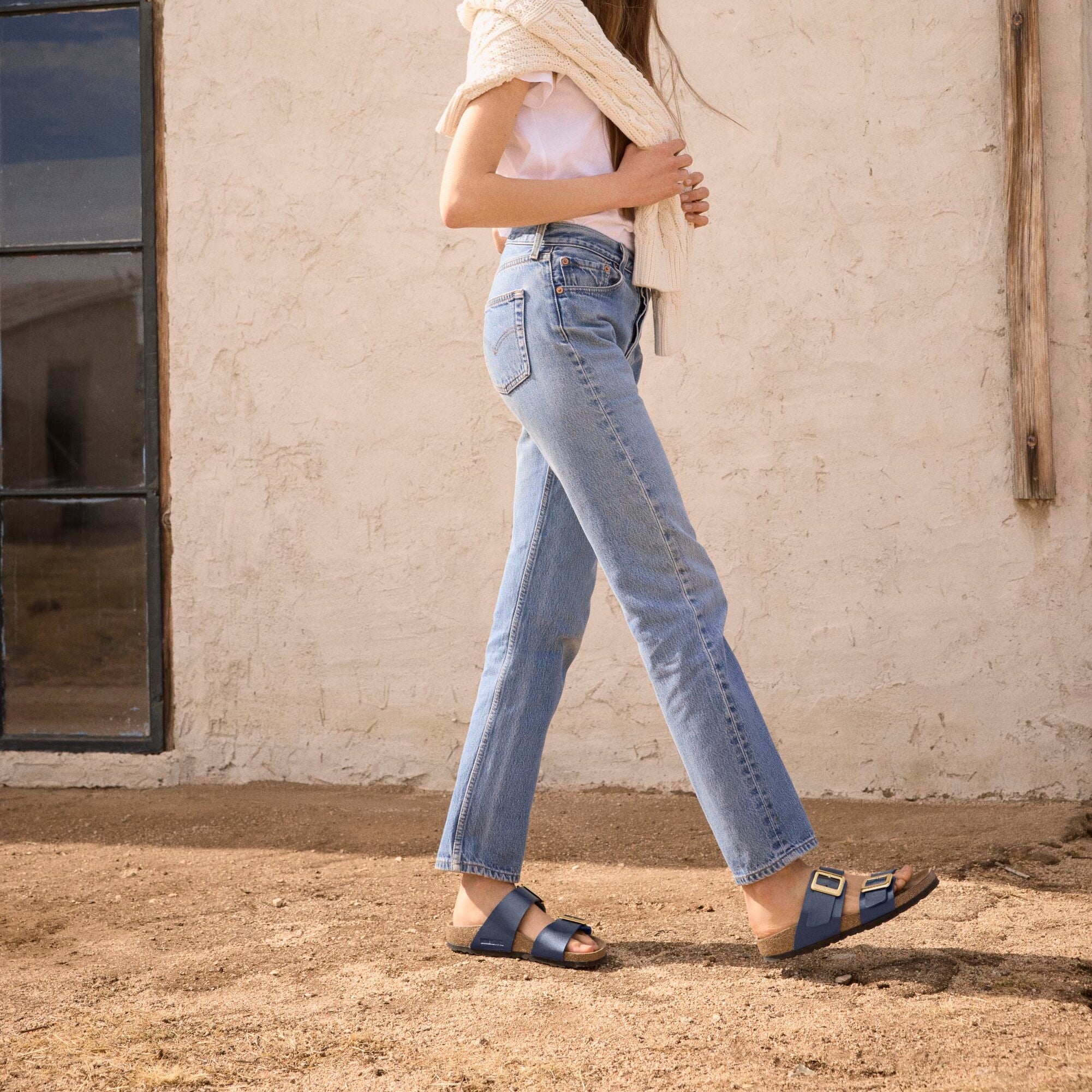 Birkenstock Sydney Luxe Buckle graceful midnight Birko-Flor