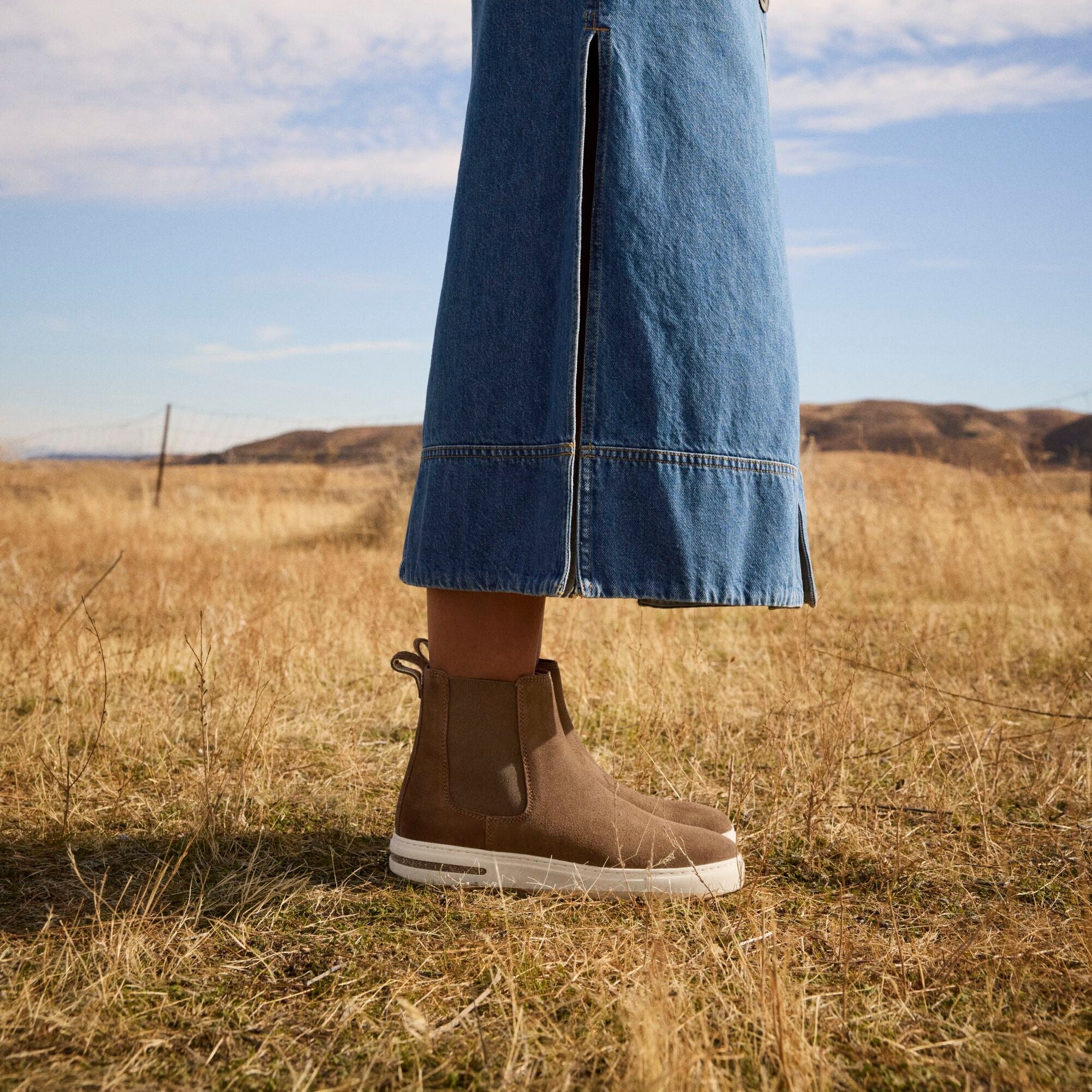 Birkenstock Bend Chelsea dark tea suede