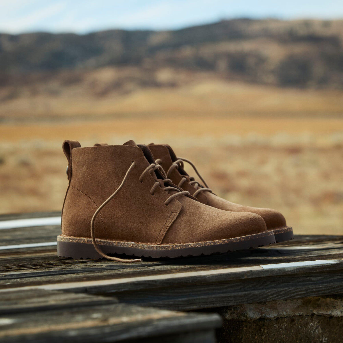 Birkenstock Uppsala Mid Chukka dark tea suede