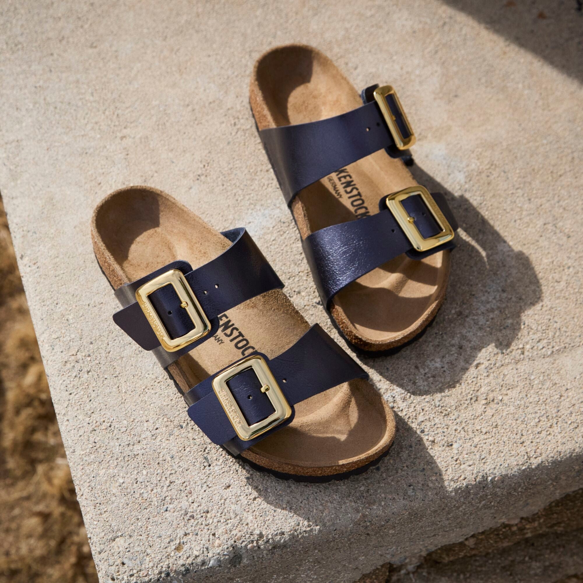 Birkenstock Sydney Luxe Buckle graceful midnight Birko-Flor