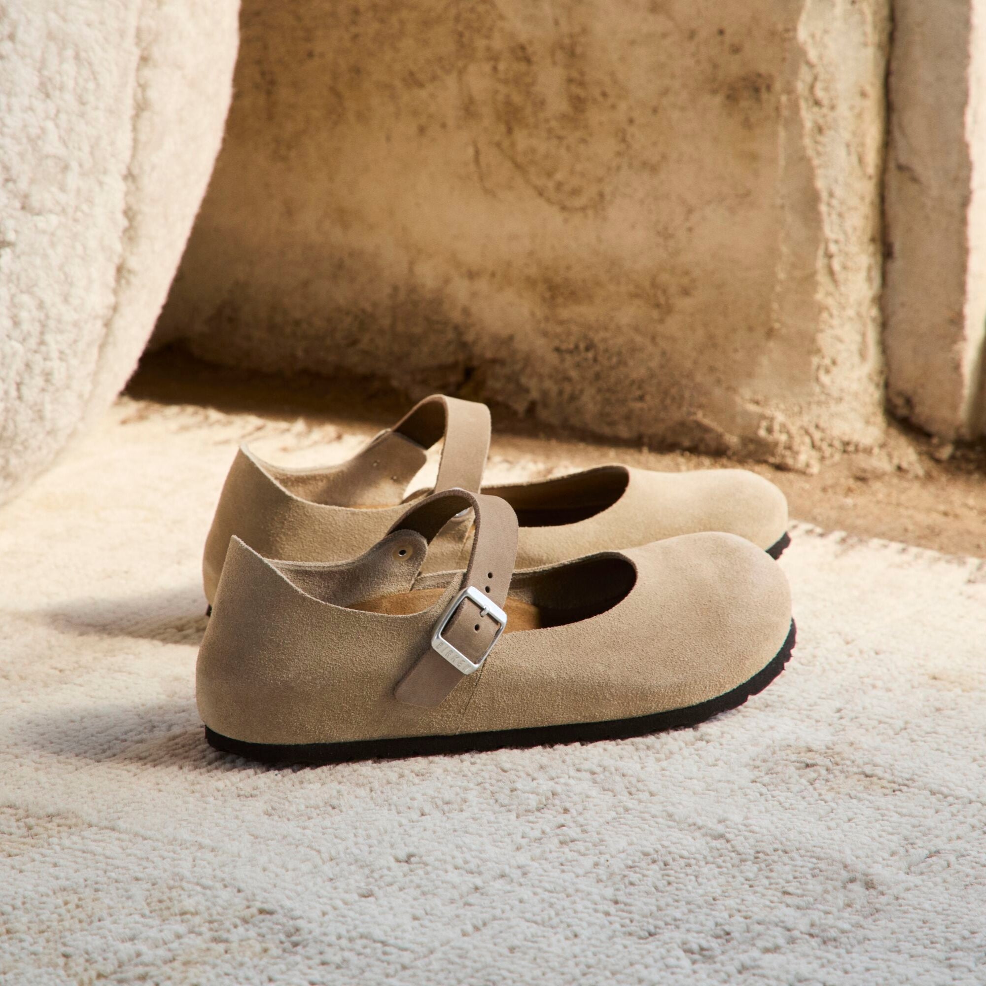 Birkenstock Mantova taupe suede