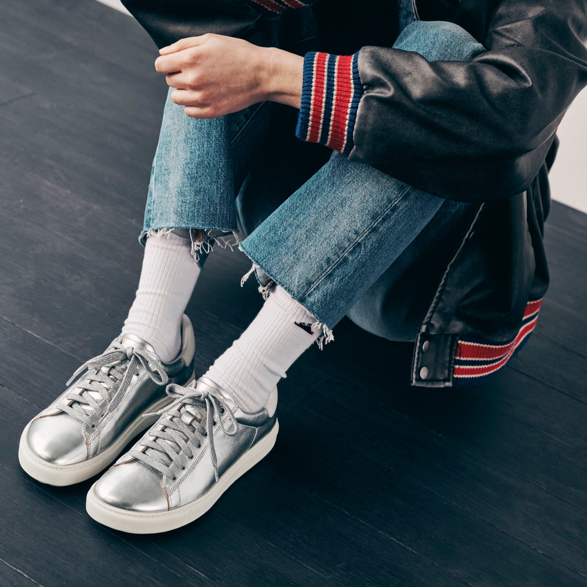 Birkenstock Bend Low silver white leather