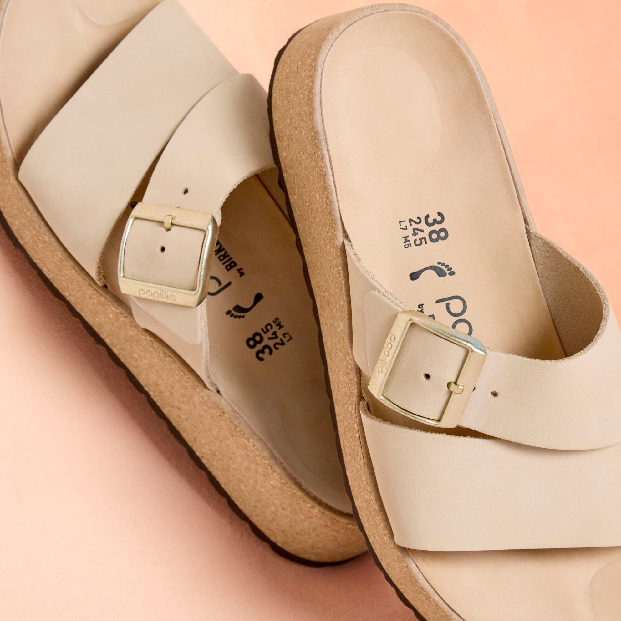 Papillio Almina sandcastle nubuck by Birkenstock