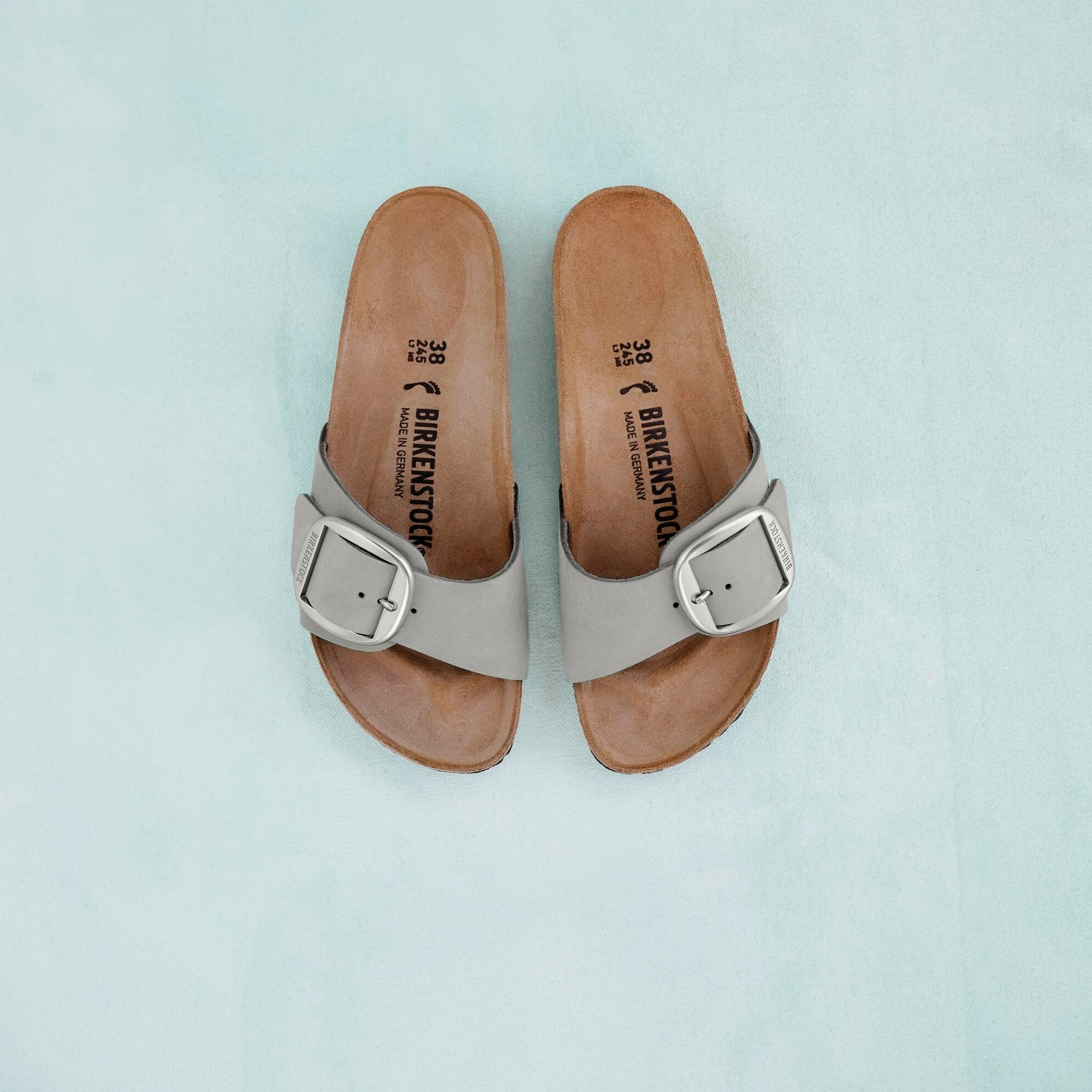 Birkenstock Madrid Big Buckle pure sage nubuck