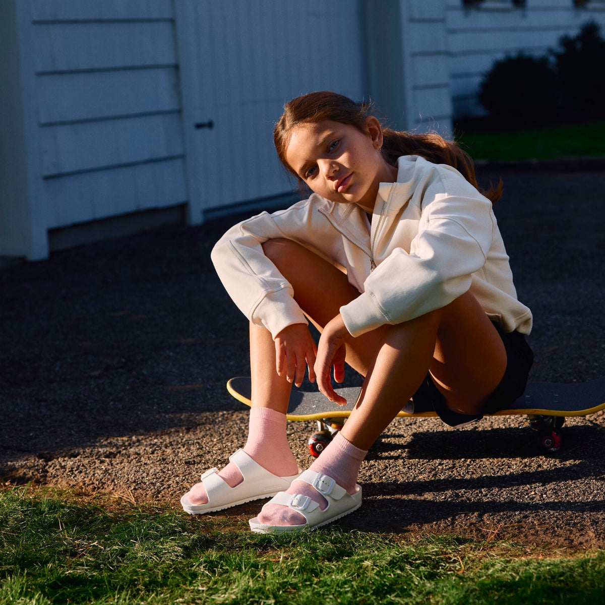 Birkenstock Kids Arizona EVA white