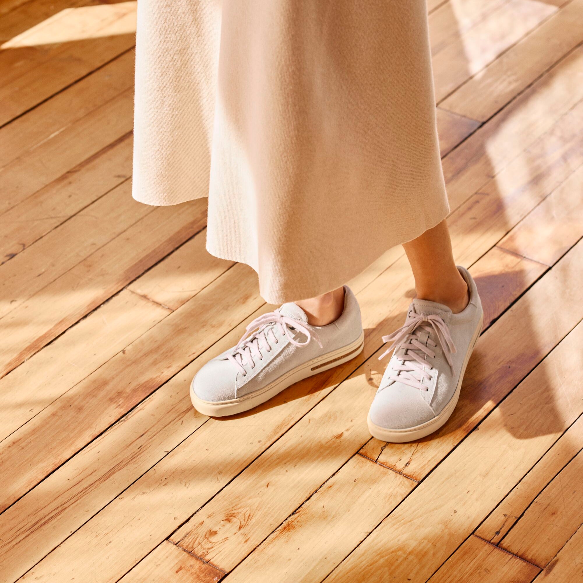 Birkenstock Bend Low antique white suede