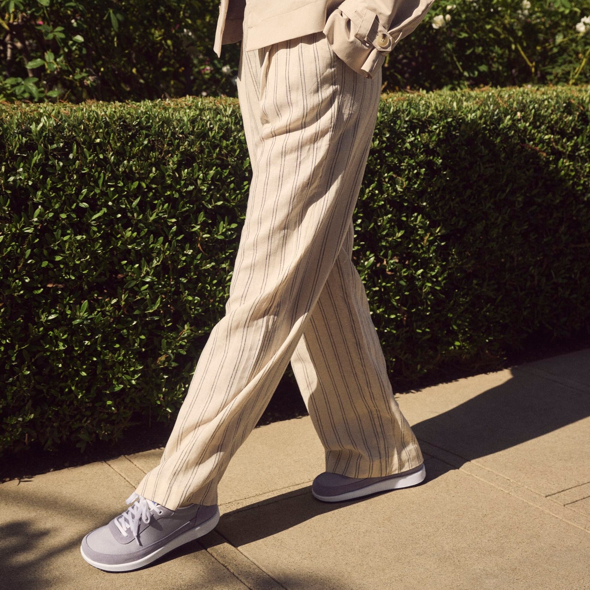 Birkenstock Honnef City whale gray suede/stone coin textile