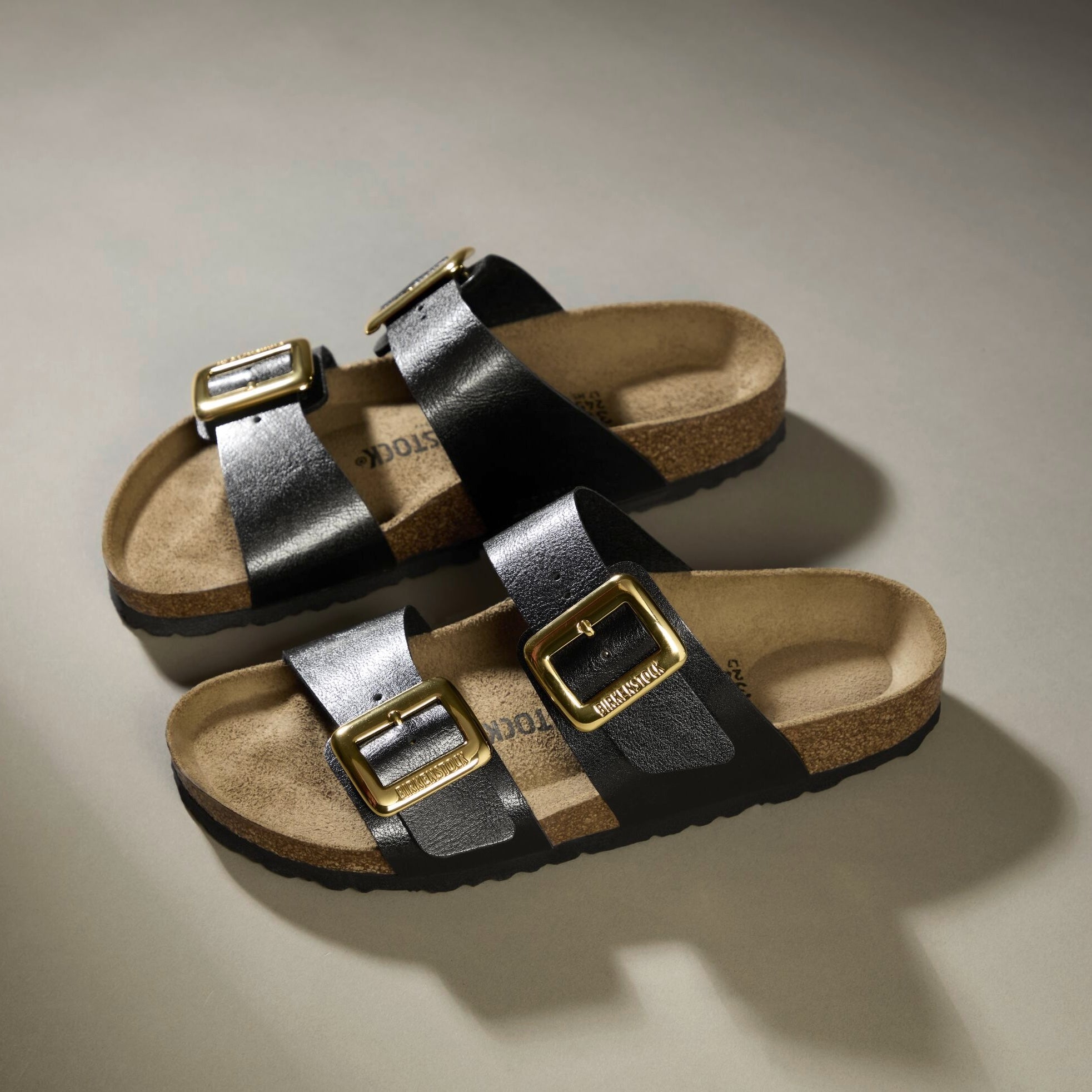 Birkenstock Sydney Luxe Buckle graceful licorice Birko-Flor