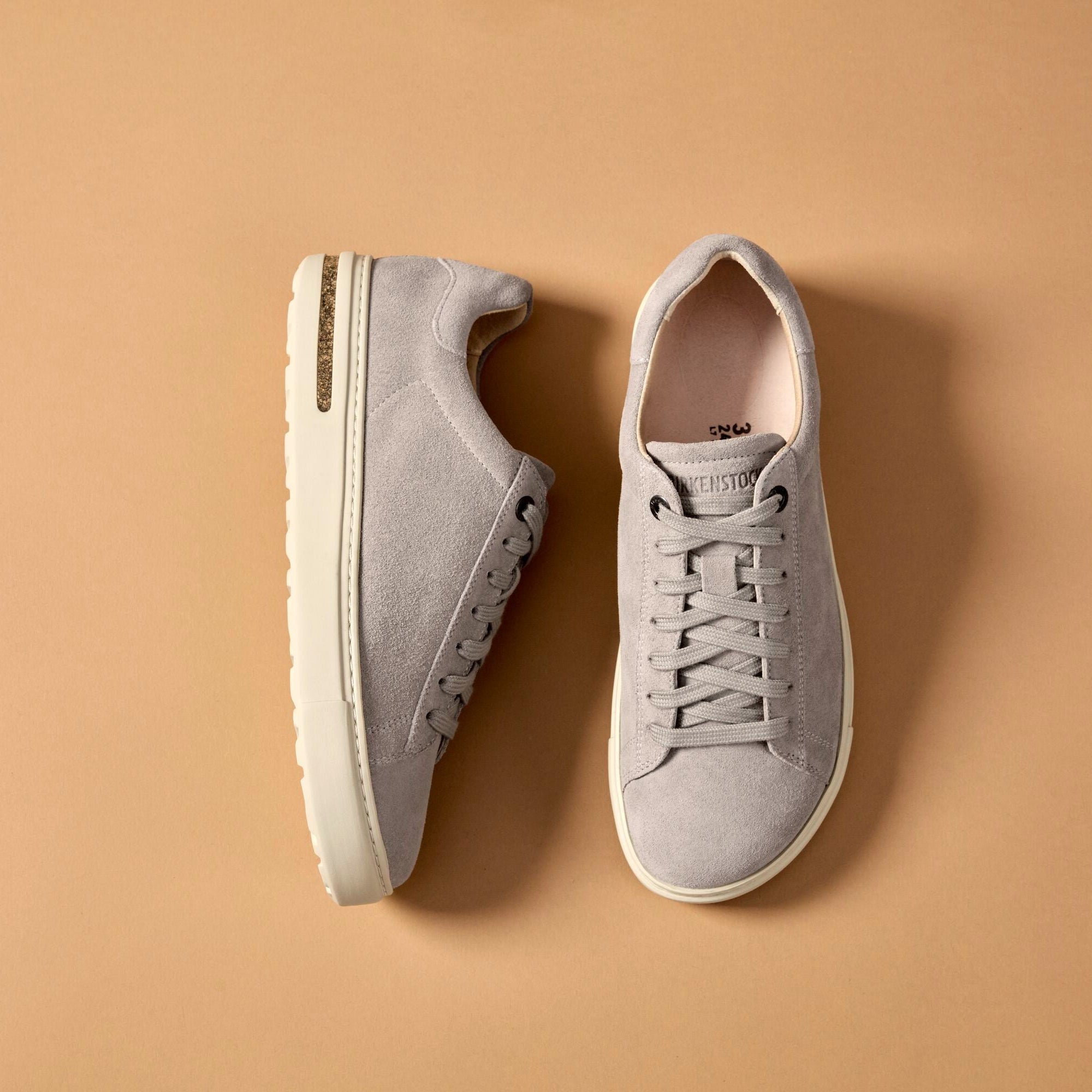 Birkenstock Bend Low stone coin suede