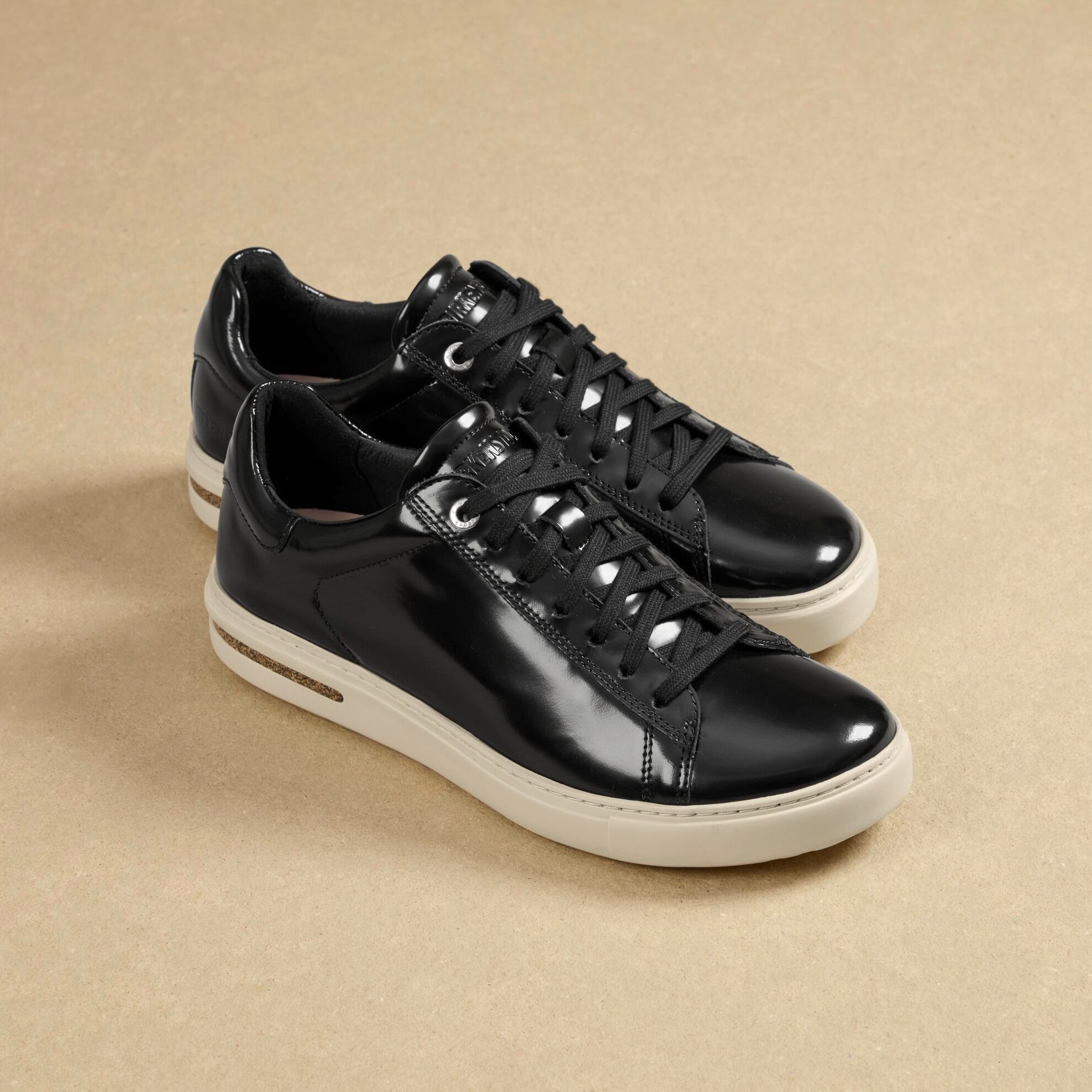 Birkenstock Bend Low high shine black leather