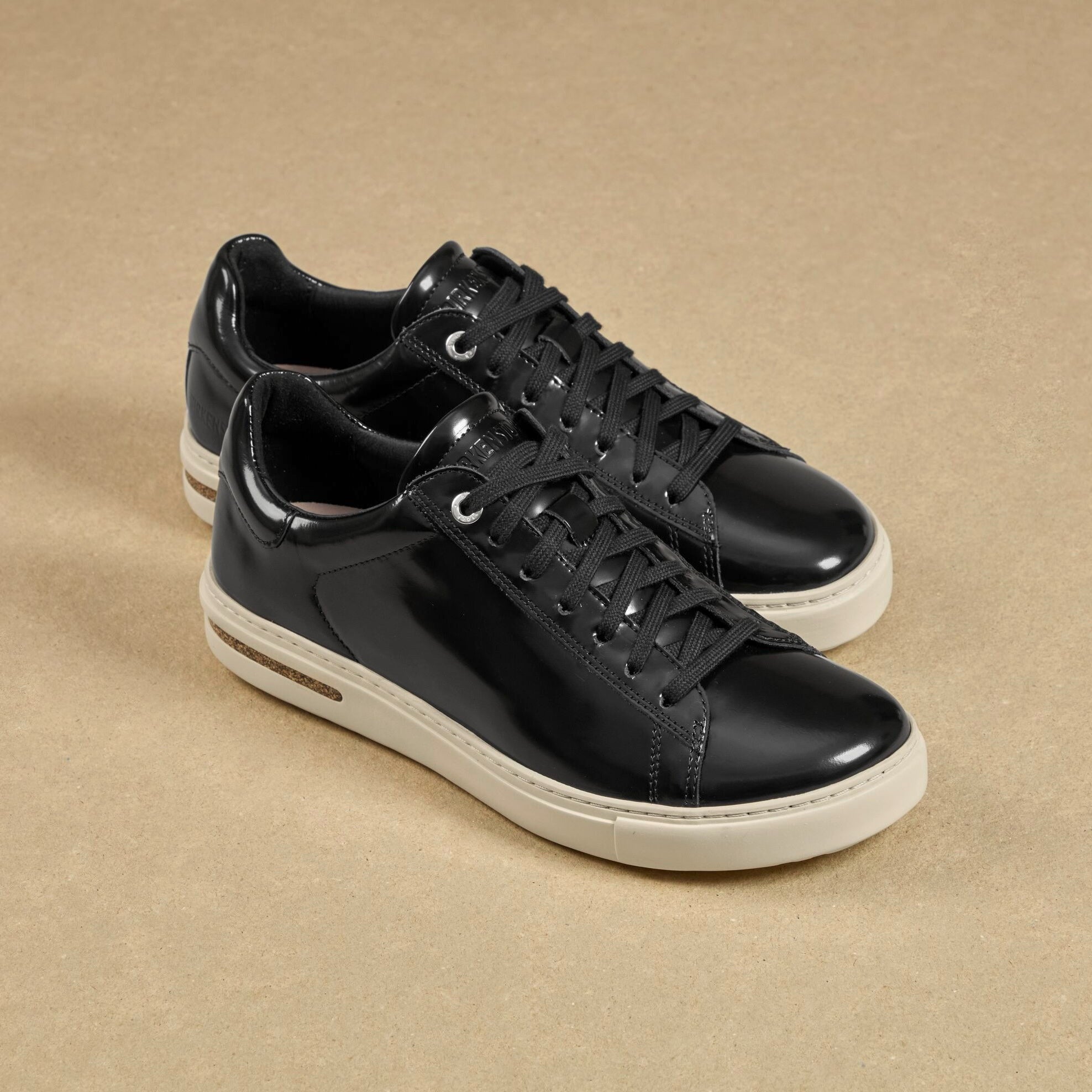 Birkenstock Bend Low high shine black leather