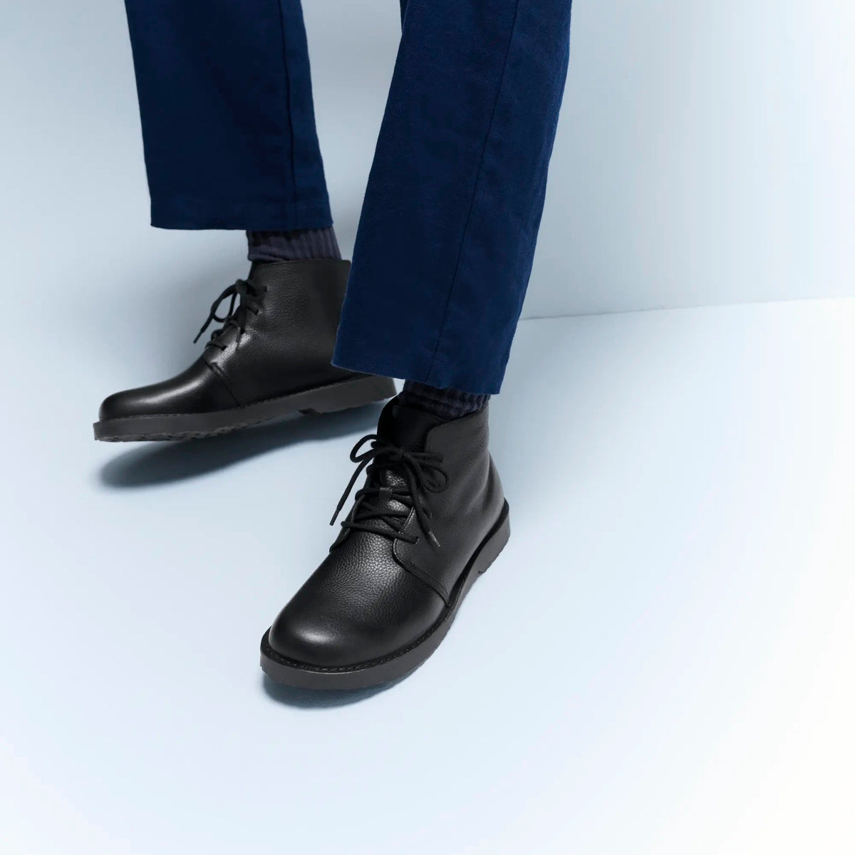 Birkenstock Uppsala Mid Chukka black leather