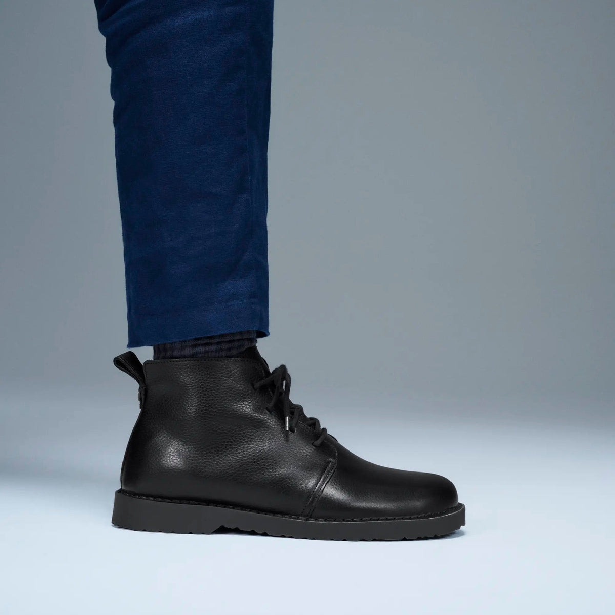 Birkenstock Uppsala Mid Chukka black leather