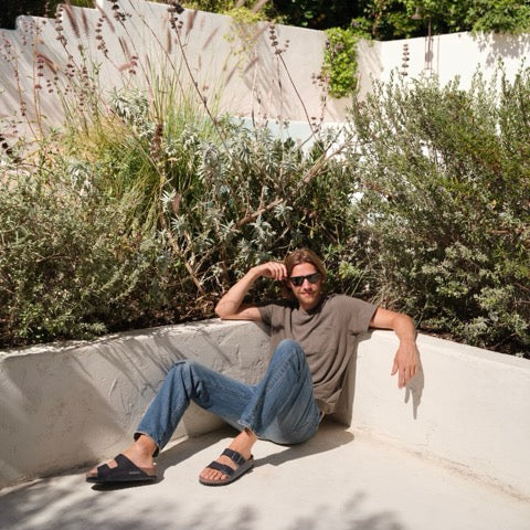 Birkenstock Arizona black desert dust Birkibuc/dark gray Birkibuc