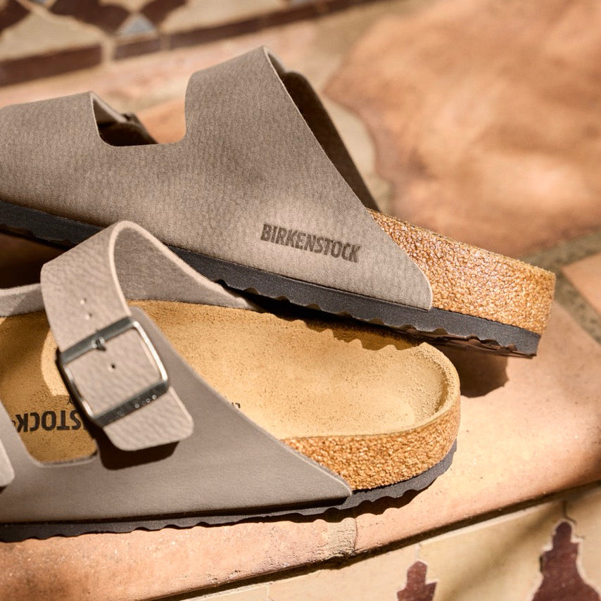 Birkenstock Arizona taupe desert dust Birkibuc/mocha Birkibuc