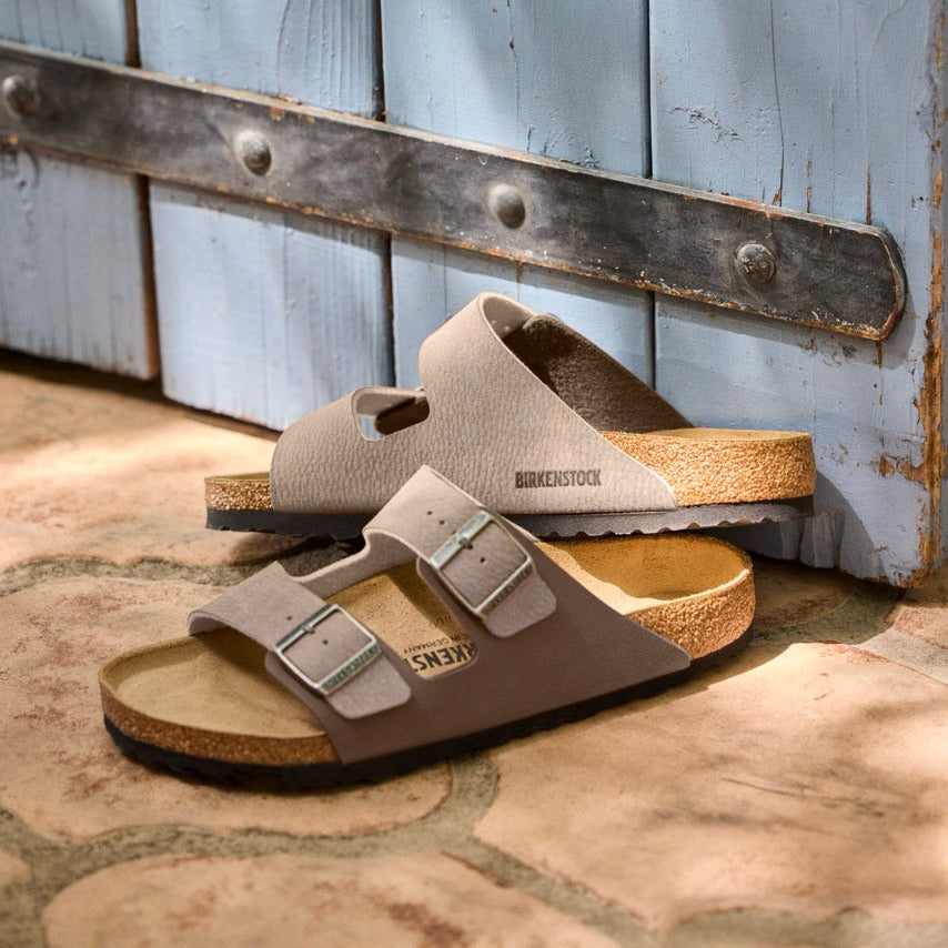 Birkenstock Arizona taupe desert dust Birkibuc/mocha Birkibuc