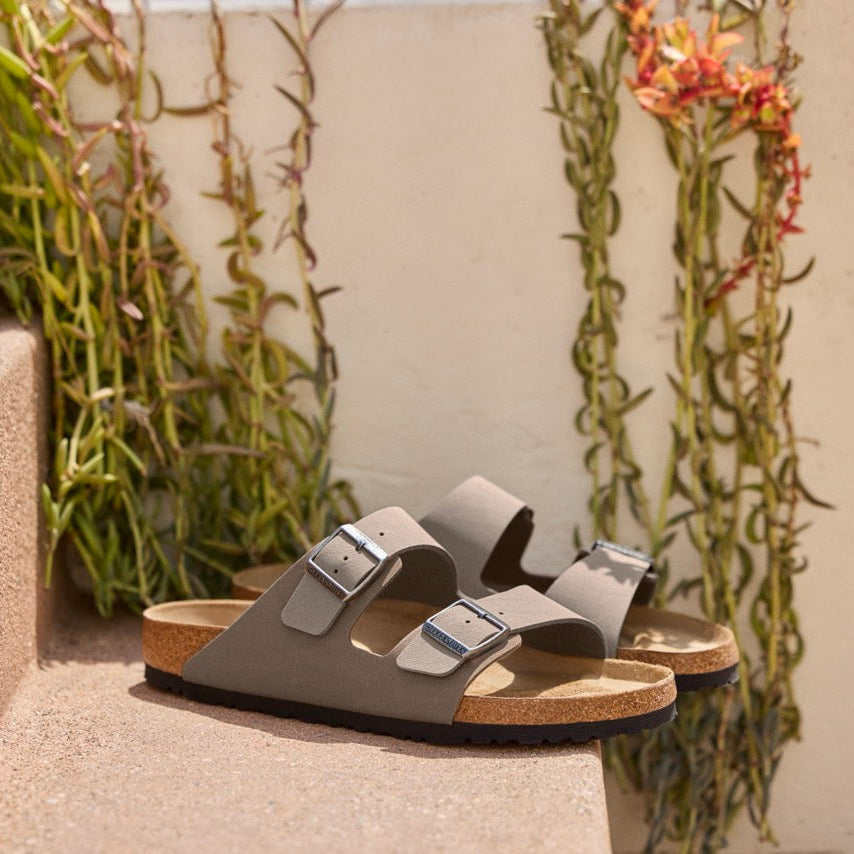 Birkenstock Arizona taupe desert dust Birkibuc/mocha Birkibuc