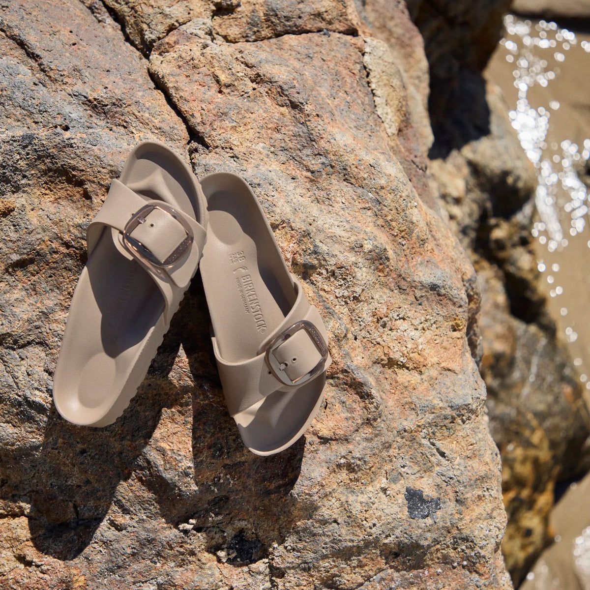 Birkenstock Madrid Big Buckle EVA gray taupe