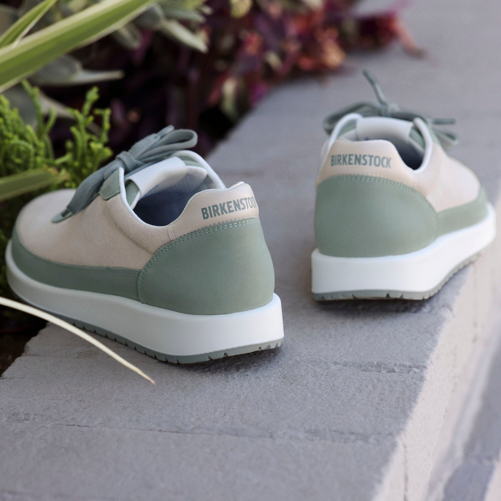 Birkenstock Honnef City pure sage nubuck/antique white suede