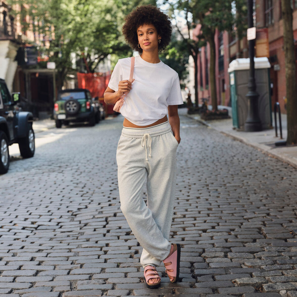 Papillio Florida Platform pink clay nubuck by Birkenstock