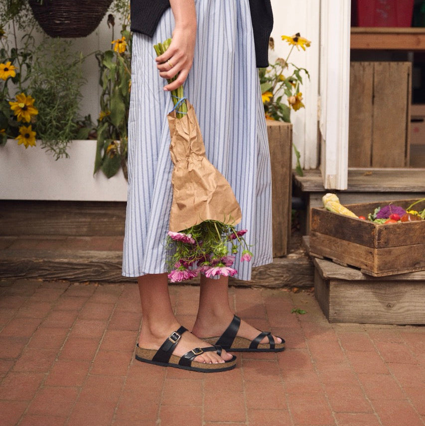 Birkenstock Mayari Hex amalfi black leather