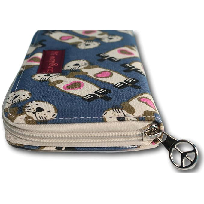 Bungalow 360 Zip Around Wallet sea otter